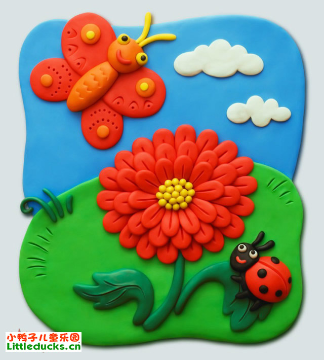 可爱的橡皮泥作品欣赏