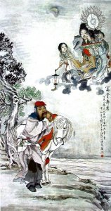 百年精品国画人物-富贵寿考 钱慧安