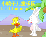 flash童话故事 鸭子和兔