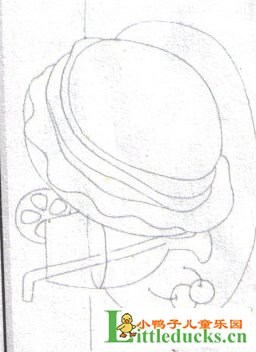 儿童油画棒教程-用油画棒画营养早餐