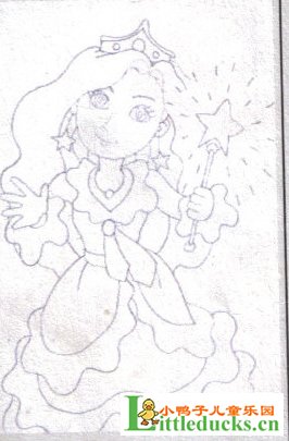 儿童油画棒教程-用油画棒画小魔女