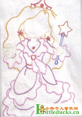儿童油画棒教程-用油画棒画小魔女