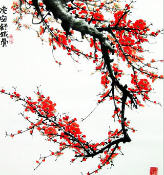 国画梅花作品集赏析
