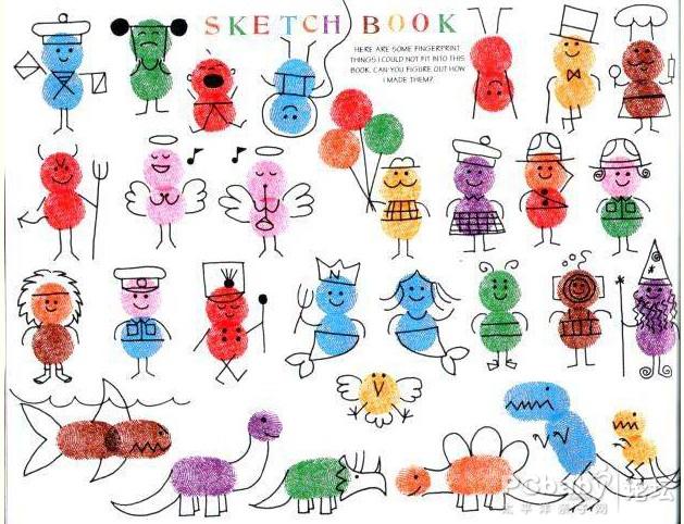 关键词:美术知识幼儿学画画儿童手指画手指画儿童图片