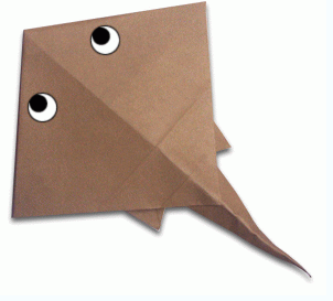 动物折纸大全:魔鬼鱼的折纸方