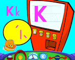 英文字母K的书写练习