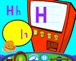 英文字母H的书写练习