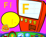 英文字母F的书写练习