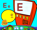 英文字母E的书写练习