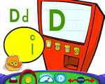 英文字母D的书写练习