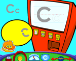 英文字母C的书写练习