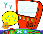 英文字母Y的书写练习