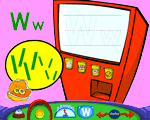 英文字母W的书写练习