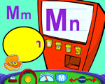 英文字母M的书写练习