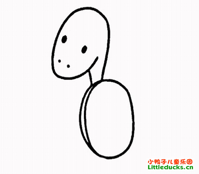 如何画乌龟简笔画二