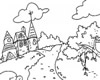 简笔画图片大全:神奇的城堡