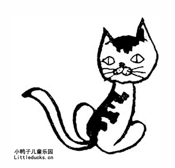 小猫的简笔画图片