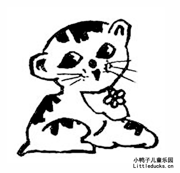 小猫的简笔画图片