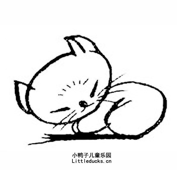 小猫的简笔画图片