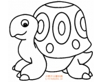 小动物简笔画图片大全:乌龟简笔画(21)