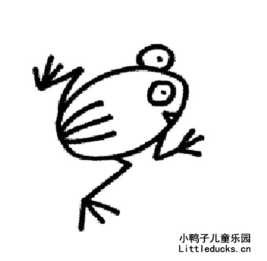 小青蛙简笔画图片大全(6),小动物简笔画青蛙,青蛙的简
