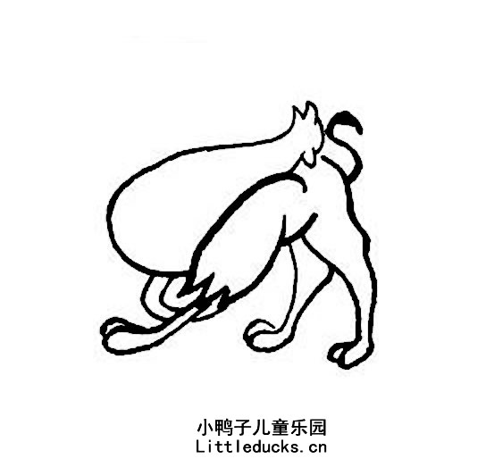 骆驼简笔画图片大全七