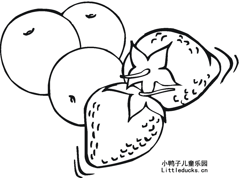 草莓的简笔画图片3