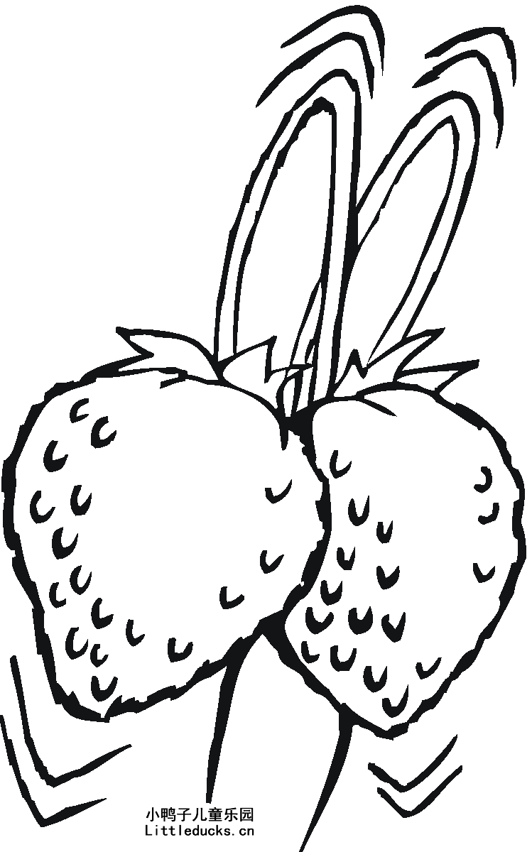 草莓的简笔画图片13