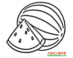 西瓜的简笔画图片大全(10)