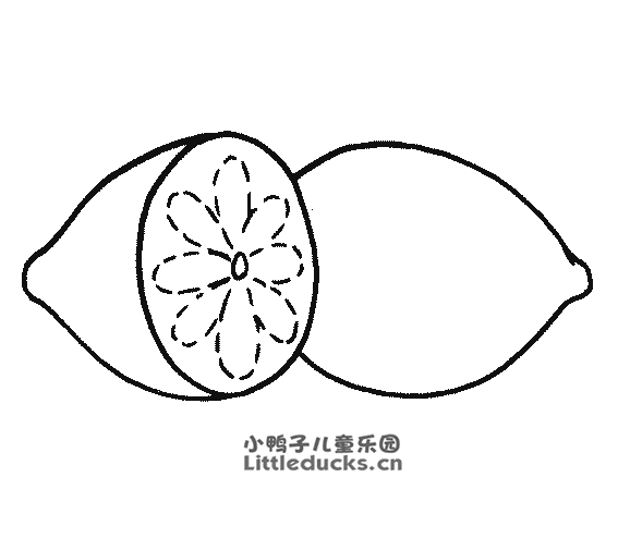 柠檬简笔画图片3