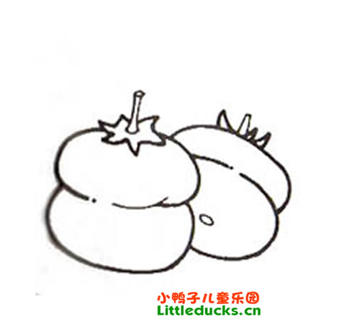 柿子简笔画图片7