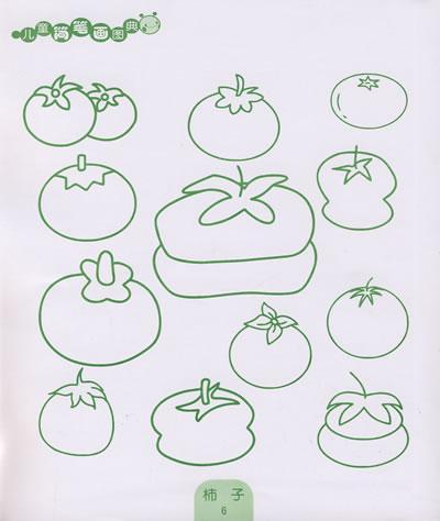 柿子简笔画图片大全19