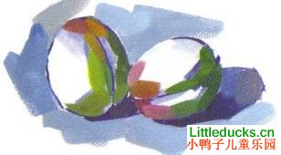 儿童水粉画教程:水粉画桃子的画法图文介绍