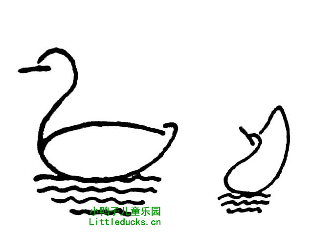 鹅的简笔画图片大全35