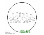 大白鹅简笔画图片36