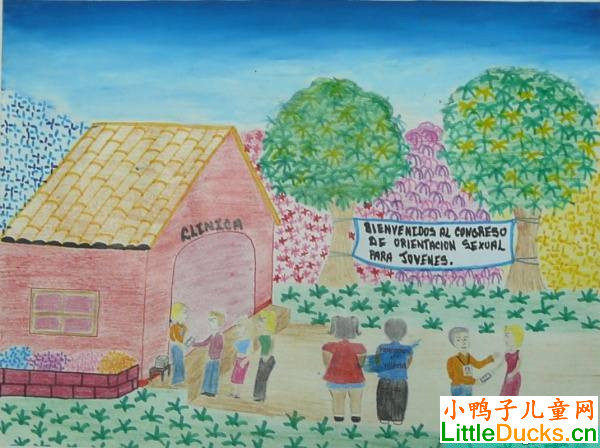 尼加拉瓜儿童画作品欣赏健全的成长