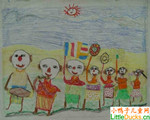 斯里兰卡儿童画作品