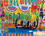 所罗门群岛儿童画画大全所罗门群岛的美人