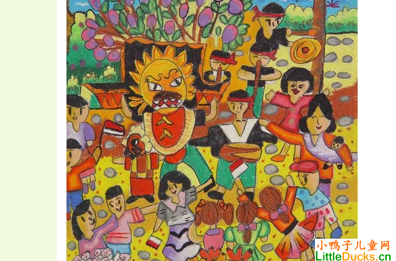 印尼儿童绘画作品儿童节