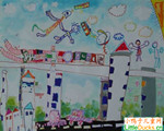 新加坡儿童画作品欣赏我要飞