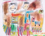 新加坡儿童画作品欣赏好朋友