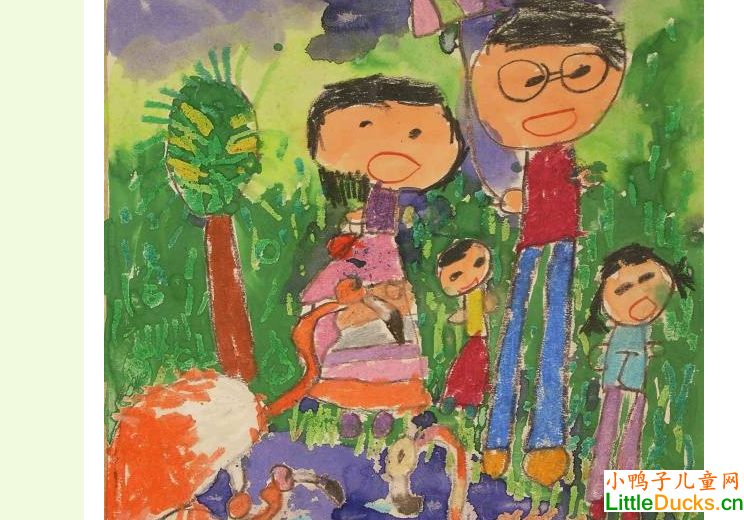 新加坡儿童画作品正禽公园