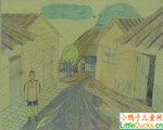 玻利维亚儿童画画图片波