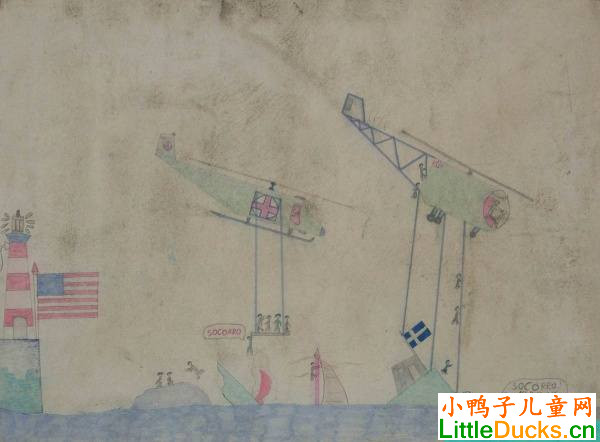 葡萄牙儿童绘画作品飞行任务