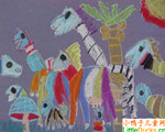 汶莱儿童绘画作品恐龙