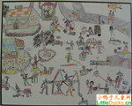 香港儿童绘画作品机械人