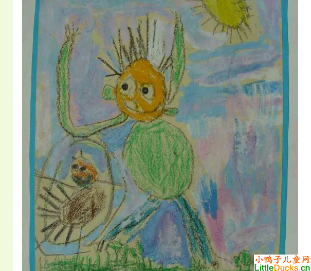 南非儿童画画大全蜘蛛与我