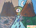 祕鲁儿童画画大全生态山