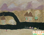 德国儿童画作品欣赏乡村风景