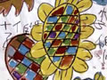 儿童画作品欣赏向日葵水粉画